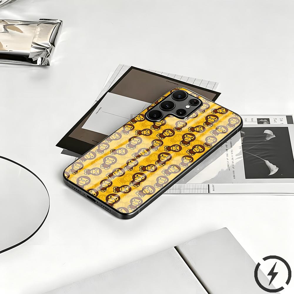 Phone Accessories Brand - Custodia Magnetica in Vetro Brand B-Bape