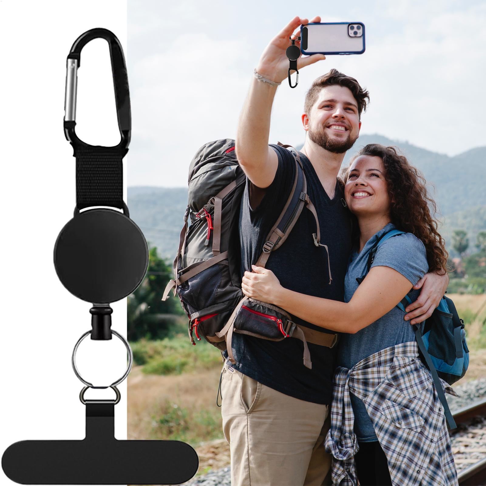 Lanyard Phone Strap - Clip antifurto retrattile per cellulare, cordino
