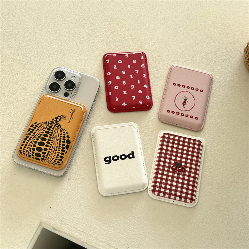 Phone Accessories For Teens - Portacarte Magnetico in Pelle PU con