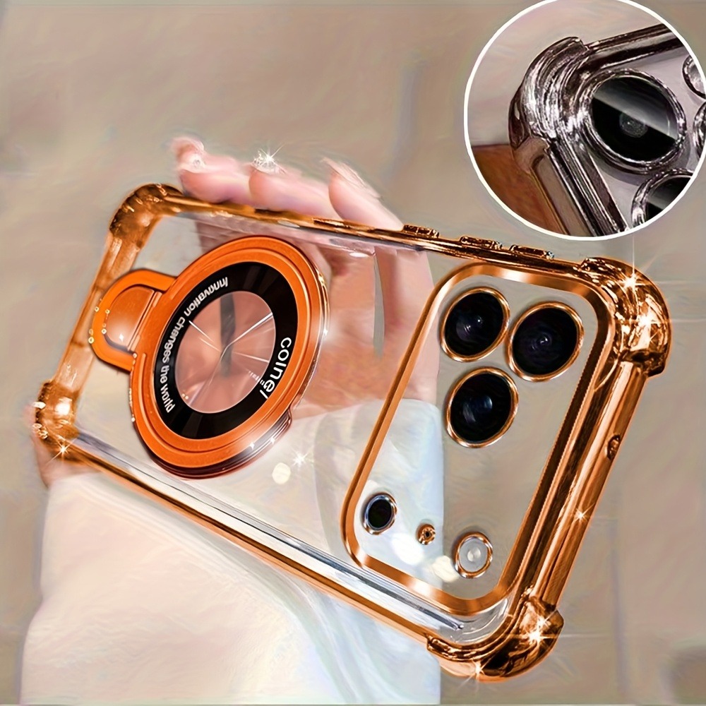 Phone Ring Holder - Custodia per telefono di lusso trasparente