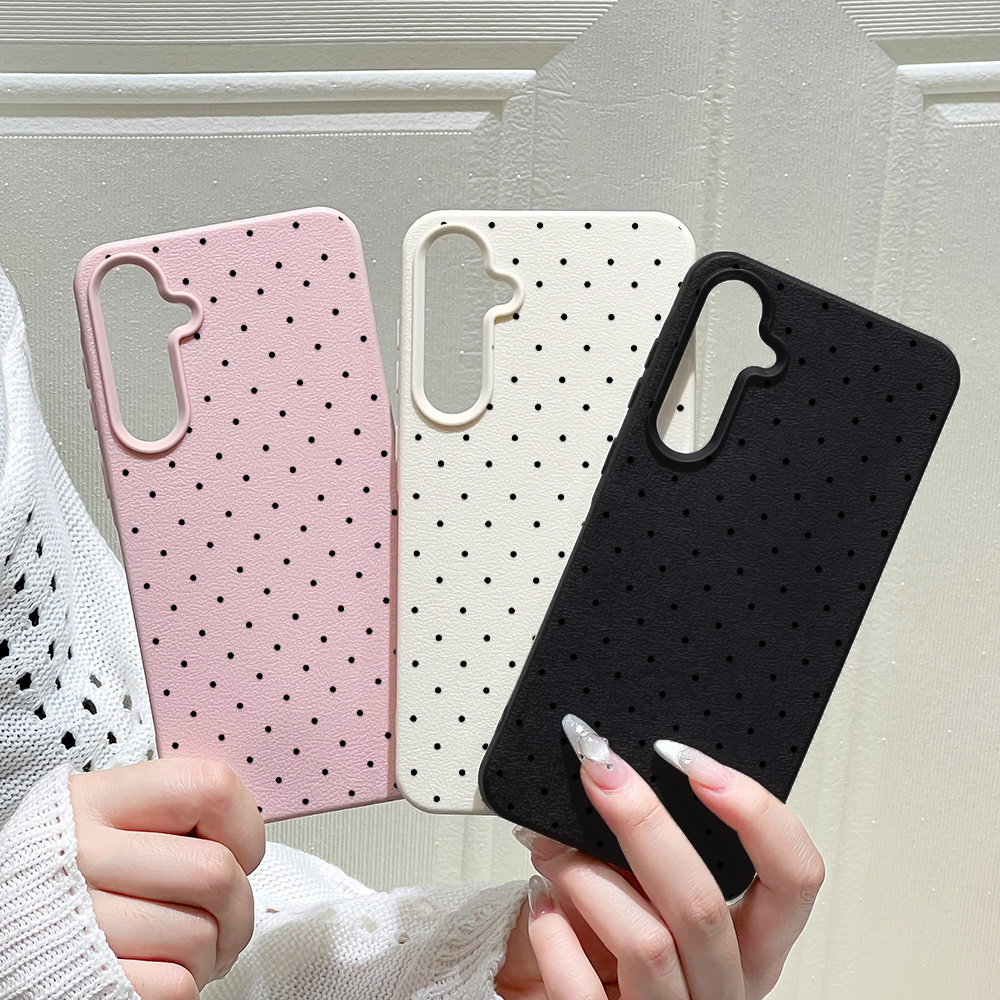 Y2K Phone Accessories - Cover in Silicone con Pois Stile