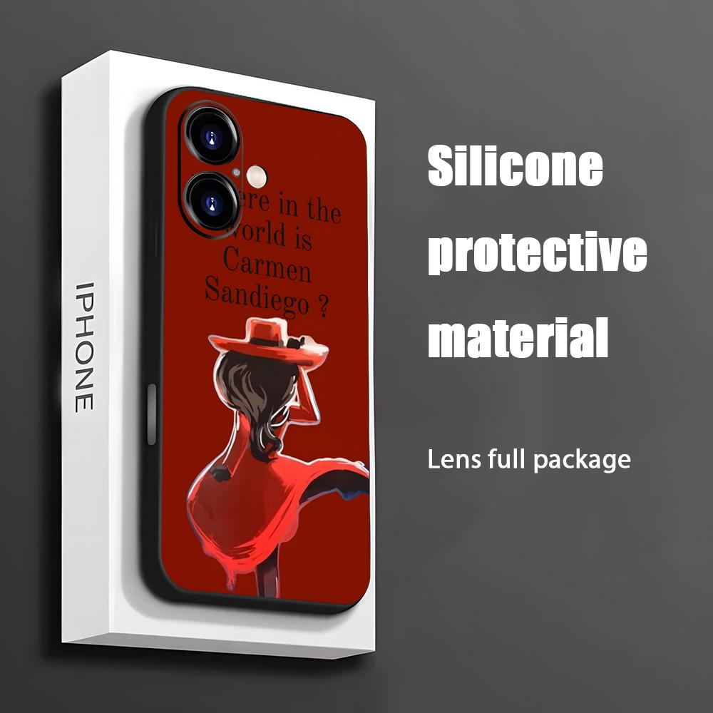 X Phone Accessories - Custodia per telefono Cartoon Carmen Sandiego