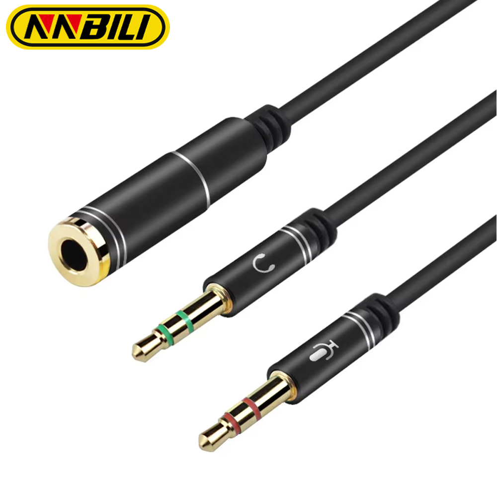 Earphone Splitter Jack - Cavo adattatore sdoppiatore a Y per