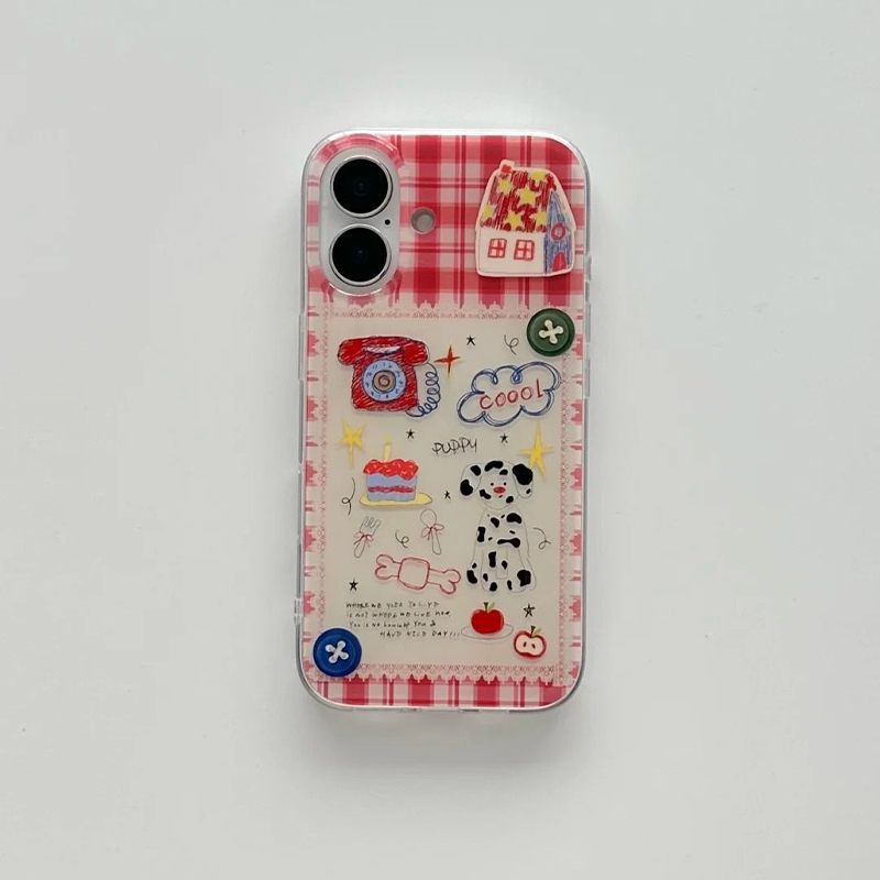 Y2K Phone Accessories - Custodia per telefono coreana in stile