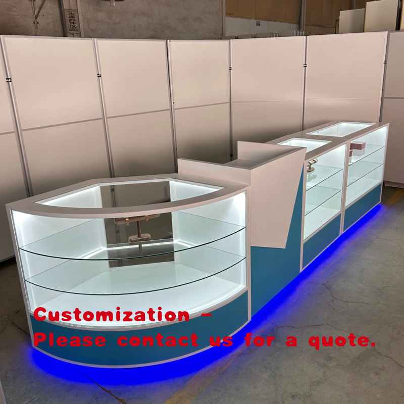 Phone Accessories Cabinet - Design d'Interni Moderno per Negozio di
