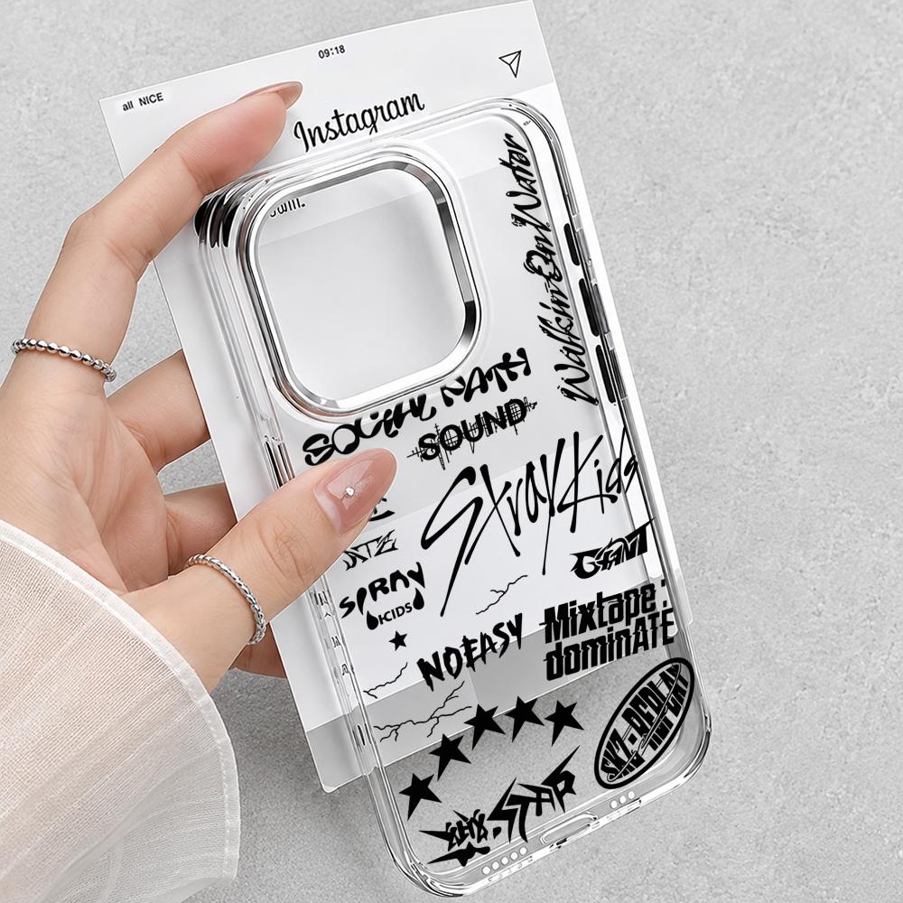 X Phone Accessories - Cover Morbida Trasparente Kpop S-Stray K-Kids