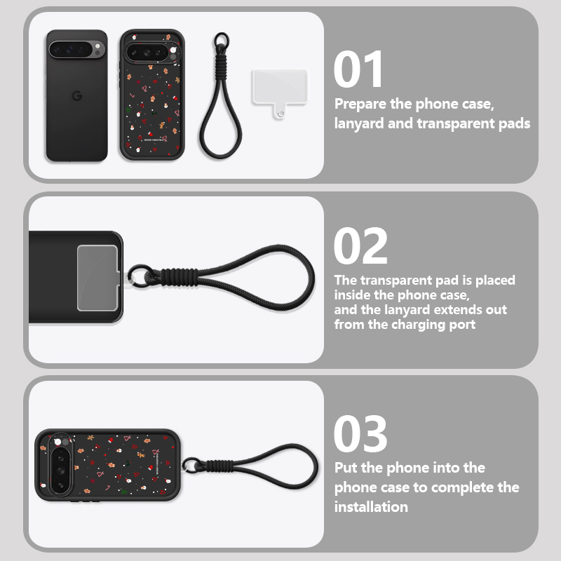 Custodia per telefono con moti - Lanyard Phone Strap recensione e prezzo
