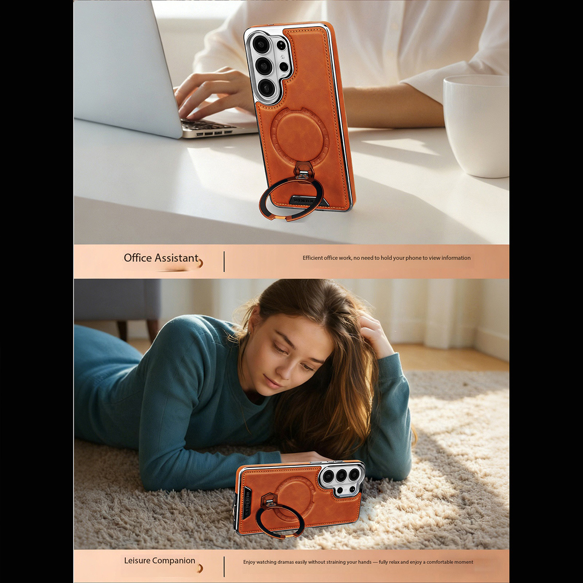 Custodia per telefono in pelle - Phone Ring Holder recensione e prezzo