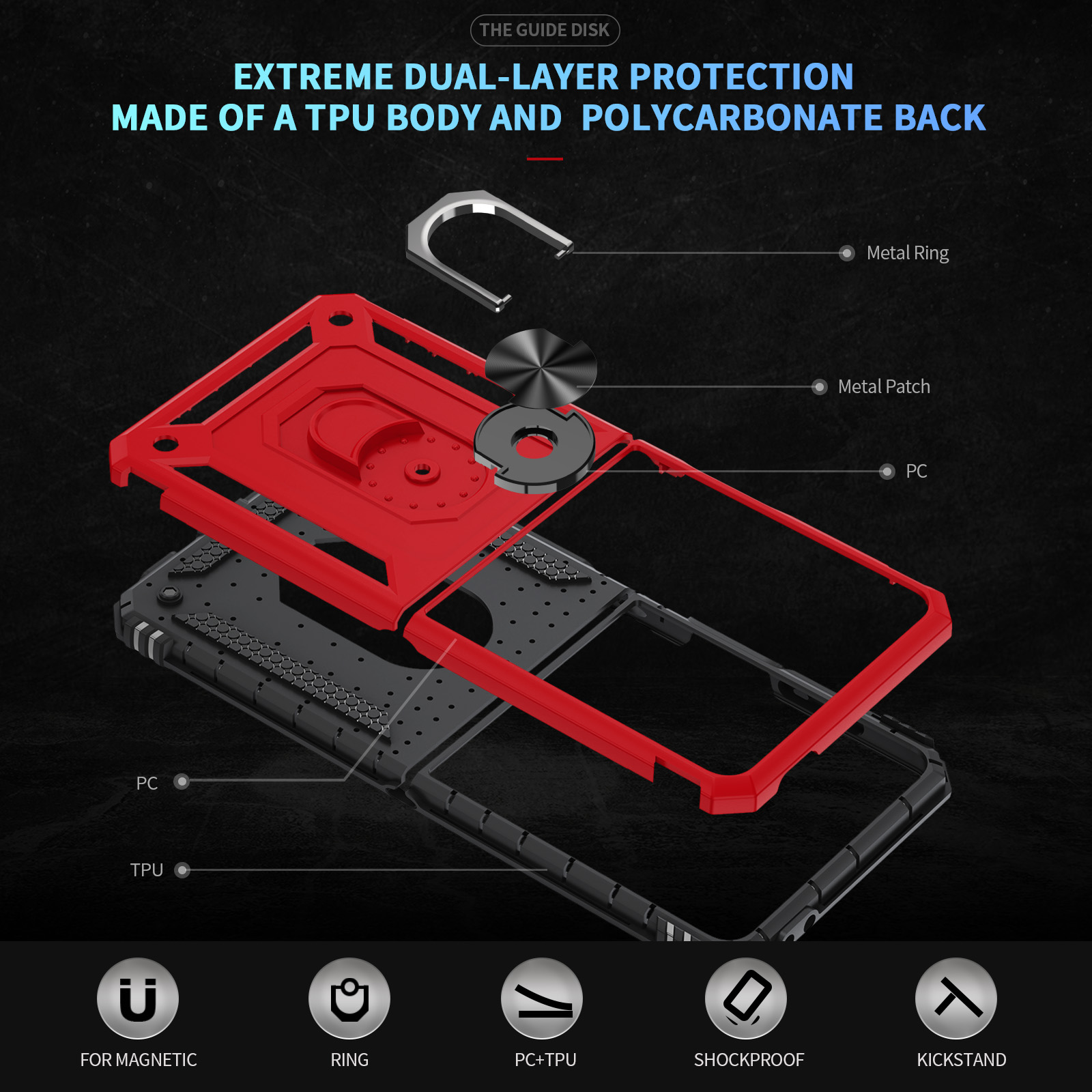 Custodia per telefono antiurto - Phone Ring Holder recensione e prezzo