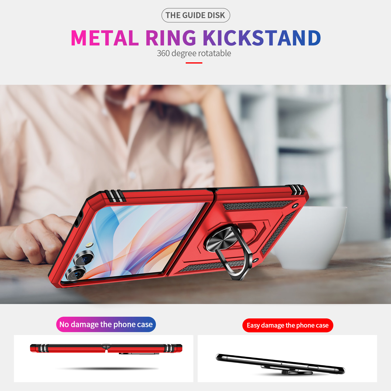 Custodia per telefono antiurto - Phone Ring Holder recensione e prezzo