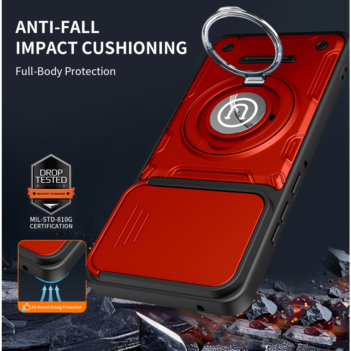 Custodia Protettiva Antiurto c - Phone Ring Holder recensione e prezzo