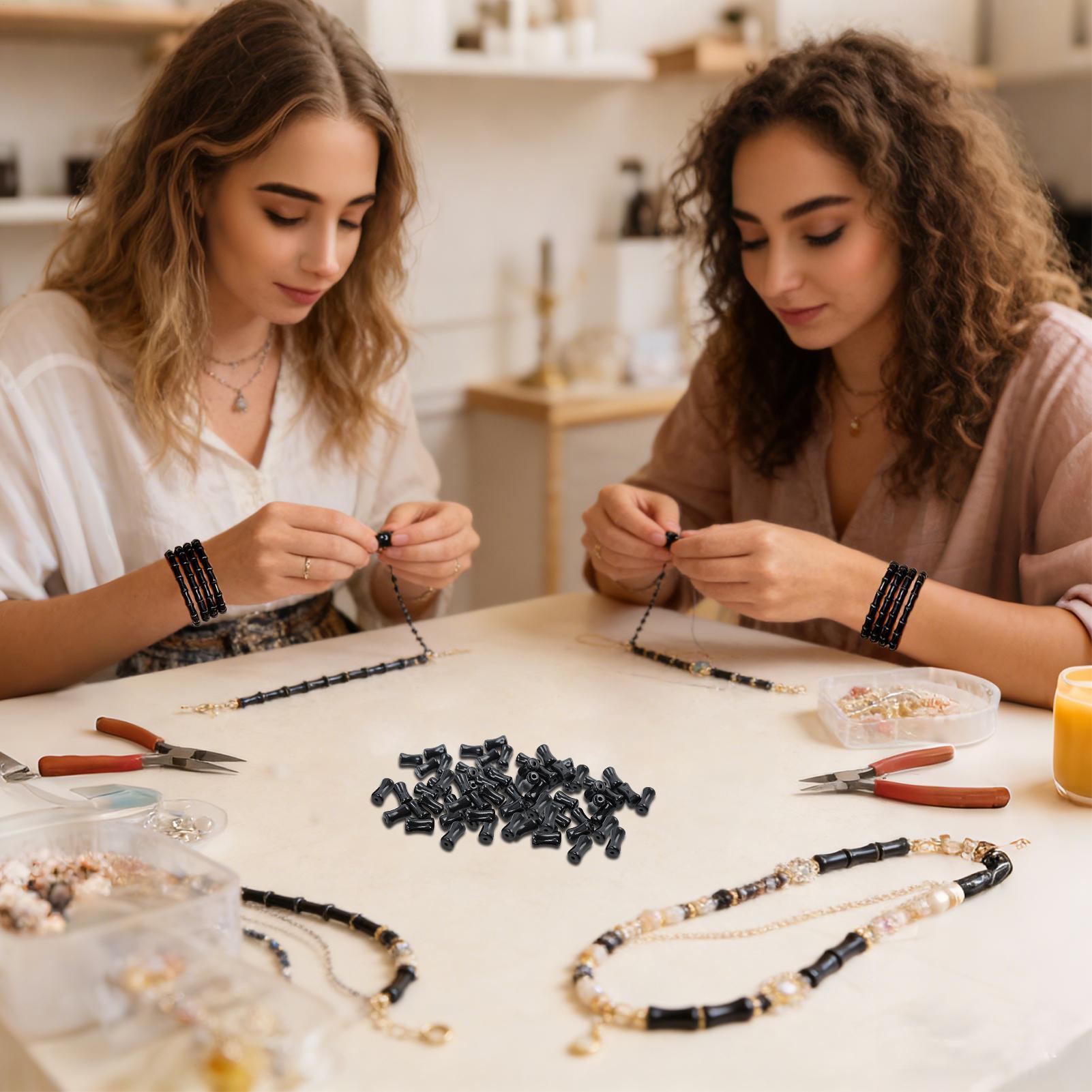 50 perline di vetro da 8 mm, a - Phone Accessories For Teens recensione e prezzo