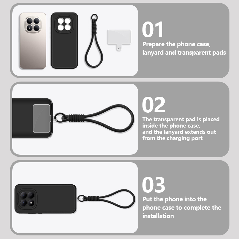 Custodia Morbida in TPU con Co - Lanyard Phone Strap recensione e prezzo